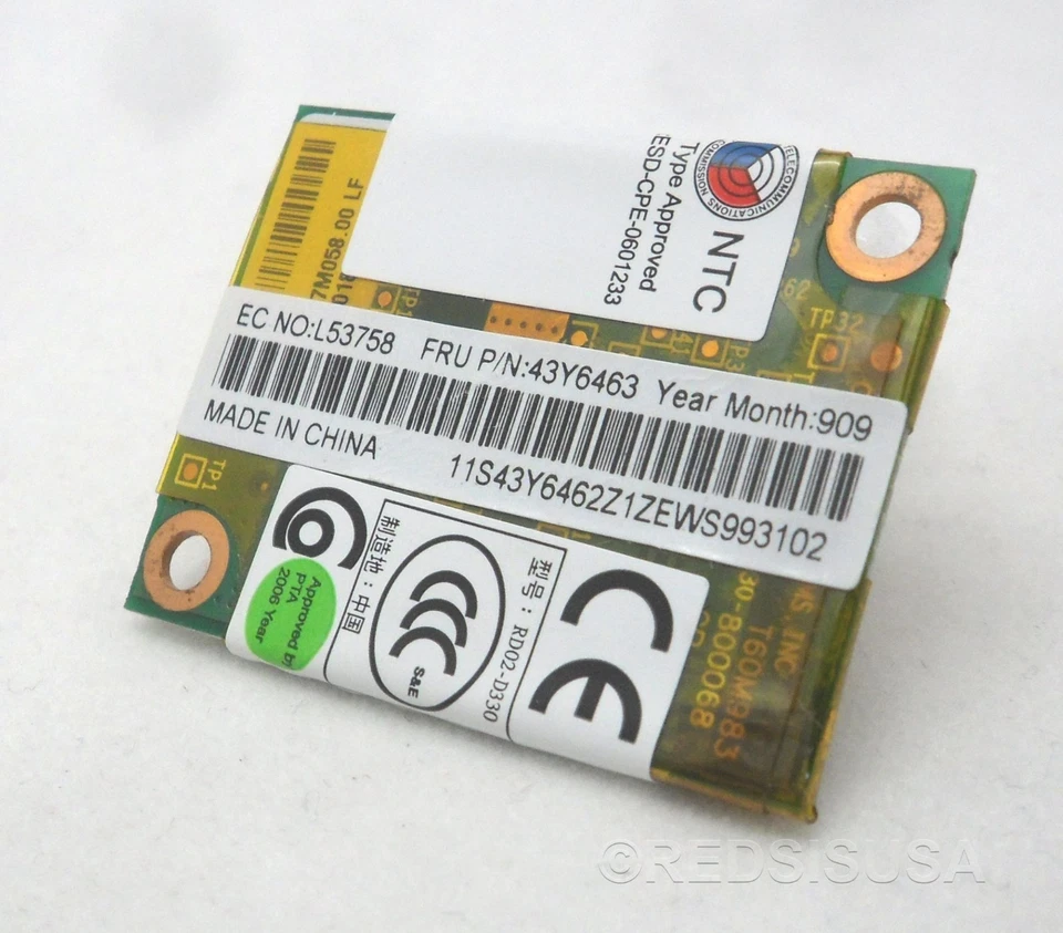 56K Modem Card Model RD02-D330 1 - Image 3 of 4