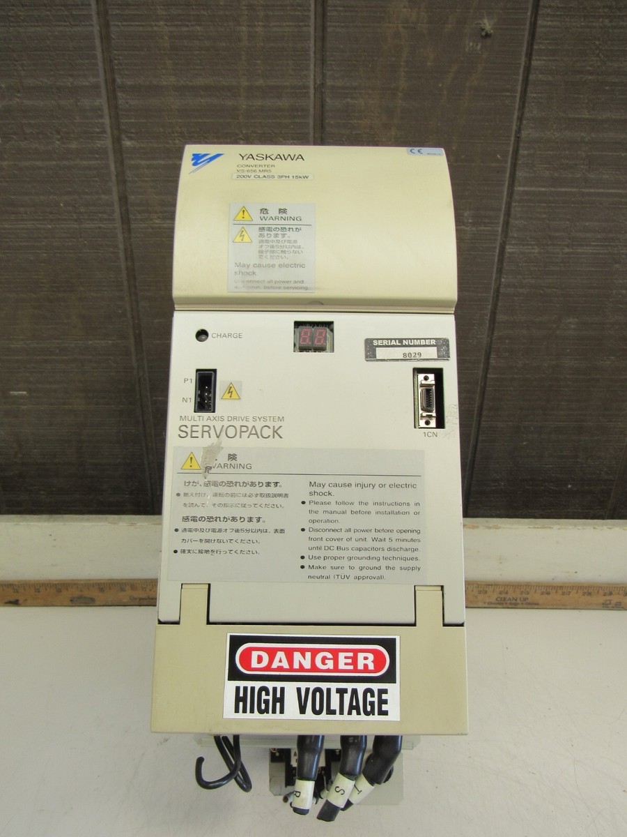 安川VS-656 MR5 200V INVERTER CIMR-MR5D2015 YASKAWA VS-656 MR5 CIMR-MR5A2015 INVERTER 15KW 200V XLNT USED