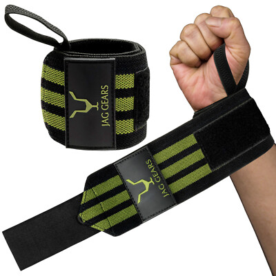 Jag Gear Weight Lifting Wrist Wraps Support Gym Power Exercise