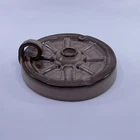 Vintage Frankoma Wagon Wheel Brown Satin 6 1/2” Ashtray