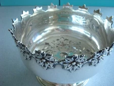 DOMINICK HAFF STERLING SILVER~REVERE CENTERPIECE WITH FLOWER FROG 756gm~BEAUTY!!