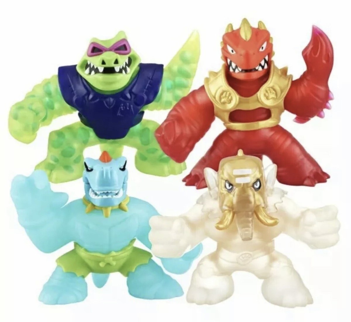 SHIN AMAHAGAN BEAT EMOTION YAZUKA 6本セット Heroes of Goo Jit Zu All Stars 4 Pack Blazagon Rock Jaw Tyro
