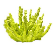 Fish Tank Colorful Coral Reef Bush Ornament Aquarium Decoration Lime Green Resin