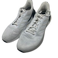 Adidas Men's Response Super FX4830 White Black Lace Up Running Shoes Size 11