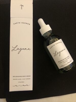 Earth Harbor Laguna Replenishing Body Serum Vegan & Cruelty Free 60ml NIB