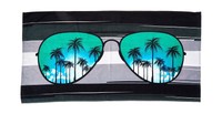 Sunglass Beach Towel Color: Blue Sunglass Beach Towel Color: Blue