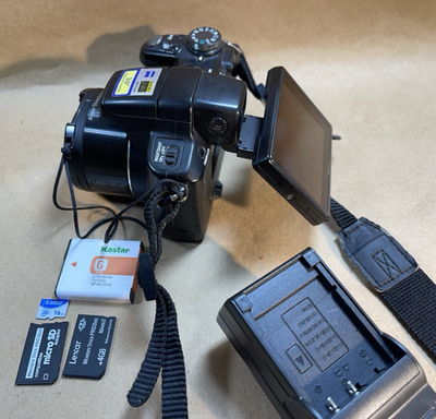 Sony Cyber-shot DSC-H50 9.1MP Digital Camera - Black for sale