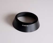 49mm Olympus OM 28mm f3.5 lens Metal hood shade OEM Genuine Zuiko .