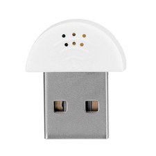 USB 2.0 Mini Microphone, Laptop/Desktop PC Plug and Play for Skype, MSN, Yaho...