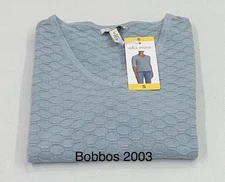 Ella Moss Women's Elbow Sleeve Lightweight Sweater, Light Blue, Size S