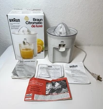 BRAUN Citromatic Deluxe Automatic Electric Citrus Juicer 4-979 MPZ22
