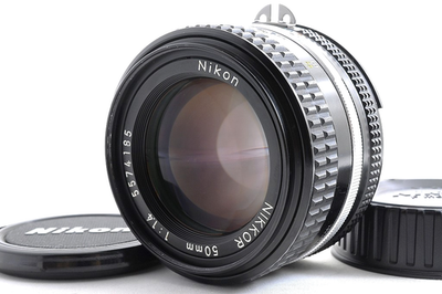 Nikon AI-S NIKKOR 50mm F1.4 MF Standard Lens For F Mount TOP MINT