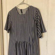 SALE! Amish Mennonite Dress 38-39” Bust/36” Waist Modest Pullover Style Blue