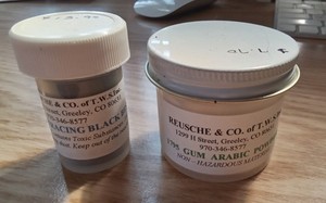 DE458 Tracing Black Best & 1795 Gum Arabic Powder Reusche & Co. of TWS Inc. NEW!
