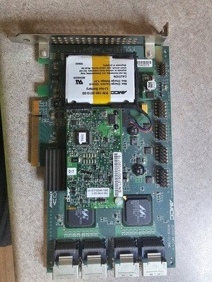 AMCC 3ware 9650SE-16ML 16-Port PCIe SATA RAID Controller Card w/ Battery Backup