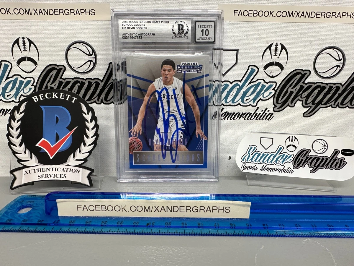 Devin Booker Basketball Original Autographed Sports Trading Cards