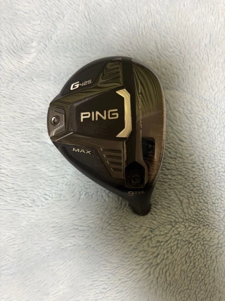 Ping G425 MAX 9W 23.5 Deg Fairway Wood Head with Cover Right Handed Used - Image 2 of 4