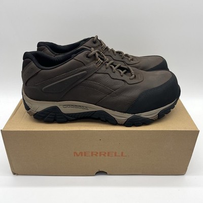 Merrell Work Shoe Men's 13 Moab Adventure Carbon Fiber Toe Slip Resistant EH NEW