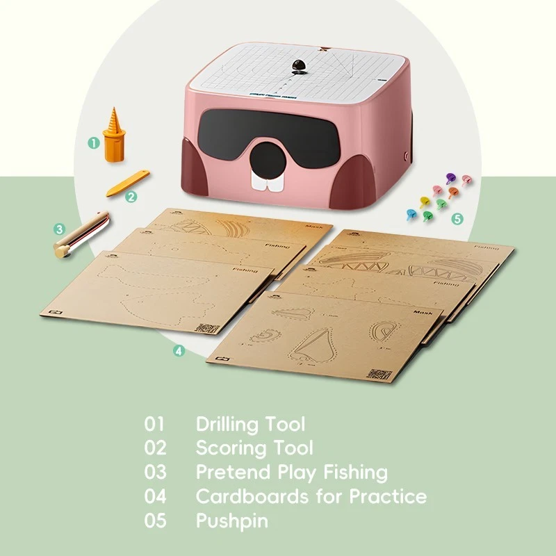BeaverBot Safe Cardboard Kit DIY For Kids DIY Cutter Cutting Activity Toy - Image 3 of 4