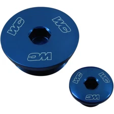 Works Connection Engine Plugs - Blue Motorcycle ATV/UTV Dirt Bike 24-603