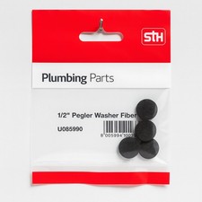 1/2" Pegler Flat Tap Washer Pack of 5 PP Rubber Washers