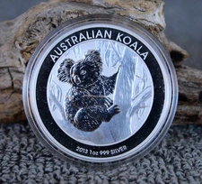 2013 Australian Koala 1 oz .999 Fine Silver Coin Mint BU