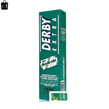 Pack of 100 Feather Hi-Stainless Double Edge Shaving Razor Blades Made in Japan