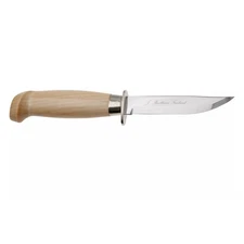 Marttiini Scout's Knife Fixed 9cm Stainless Steel Blade Curly Birch Handle