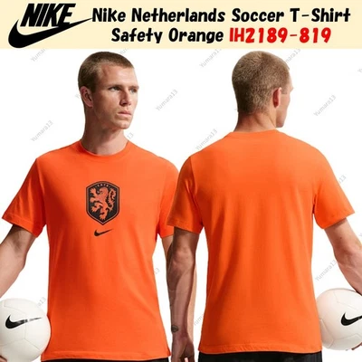 T-shirt de football Nike Netherlands orange de sécurité IH2189-819 taille amé... - Photo 1/4