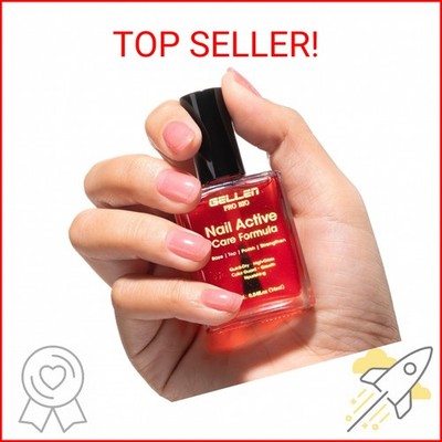 Gellen Active Glow Nail Polish One Step Ridge Filler Nail Strengthener with Hexa