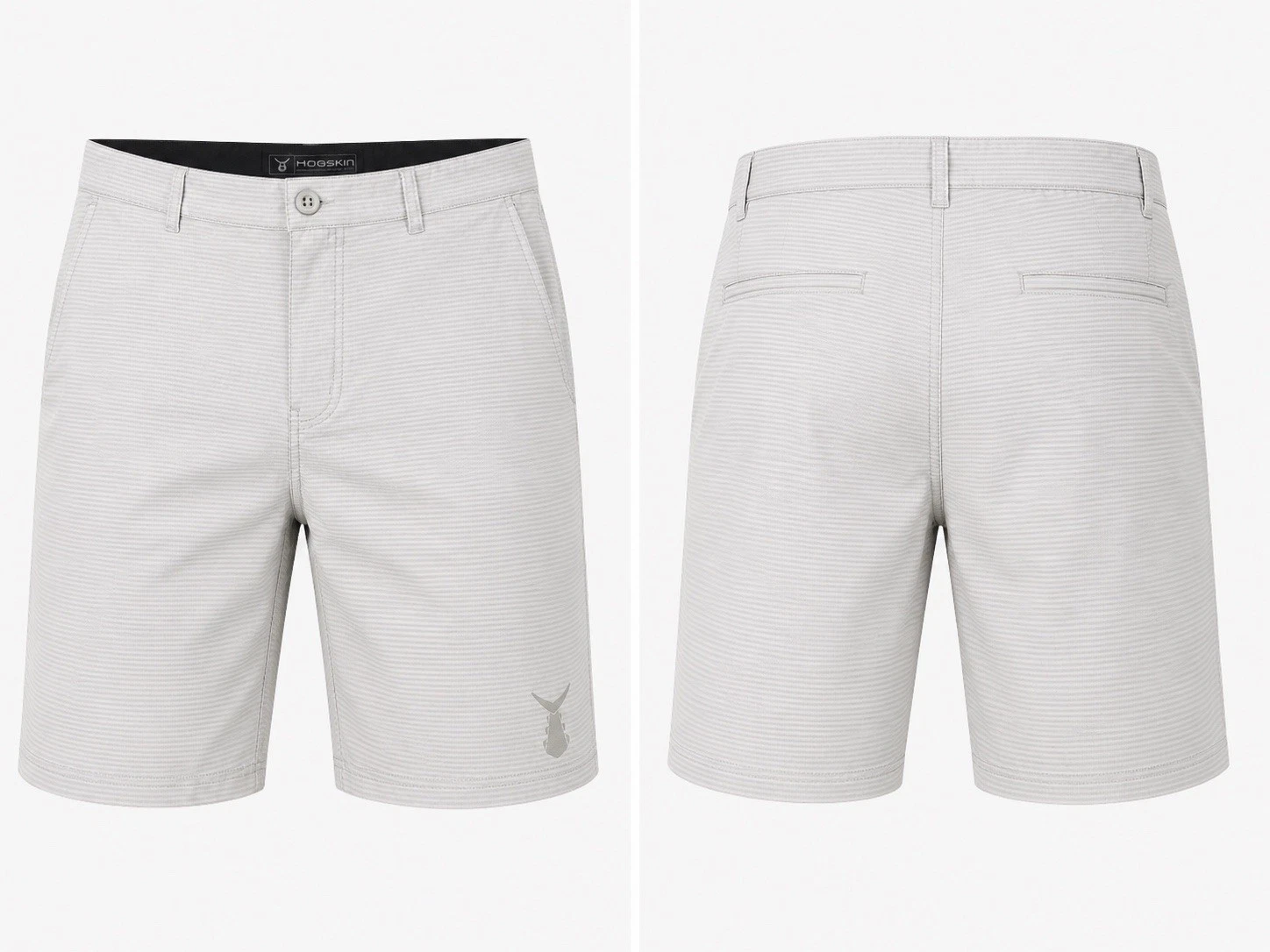 Tunaskin Shoal Chino Shorts Mens 34 GRAY Hiking Fishing Outdoors Tuna Logo Boat
