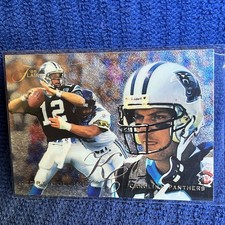 1995 Fleer-Flair 95 Refractor,Kerry Collin’s-Carolina Panthers ,Rare