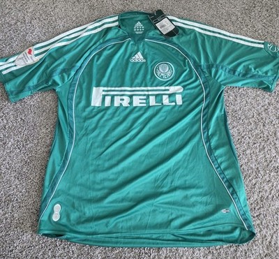 Palmeiras 2008 Adidas #16 Caio Home Jersey NWT Brazil Pirelli