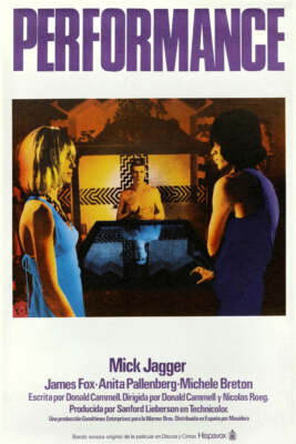 Performance Spa Movie Poster 11''x17'' Mick Jagger