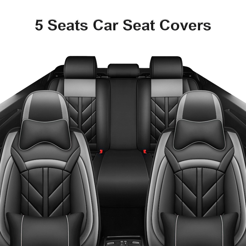 Car Seat Cover 5 Seat Full Set Leather Cushion For Acura TLX RDX - Foto 11