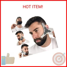 Beard Shaper & Beard Shaping Tool for Men, Beard Lineup Guide Template, Perfect 