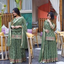 Pakistani Eid Dress Salwar Kameez Ready To Wear Suit Wedding Party Bollywood New