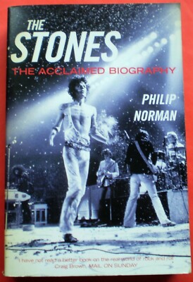 The Stones Philip Norman paperback book Rolling biography Mick Jagger 2002