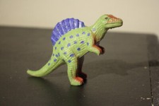 Greenbrier International Dinosaur 3" Figure Toy Rubber Green Blue