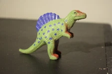 Greenbrier International  Dinosaur 3" Figure Toy Rubber Green Blue