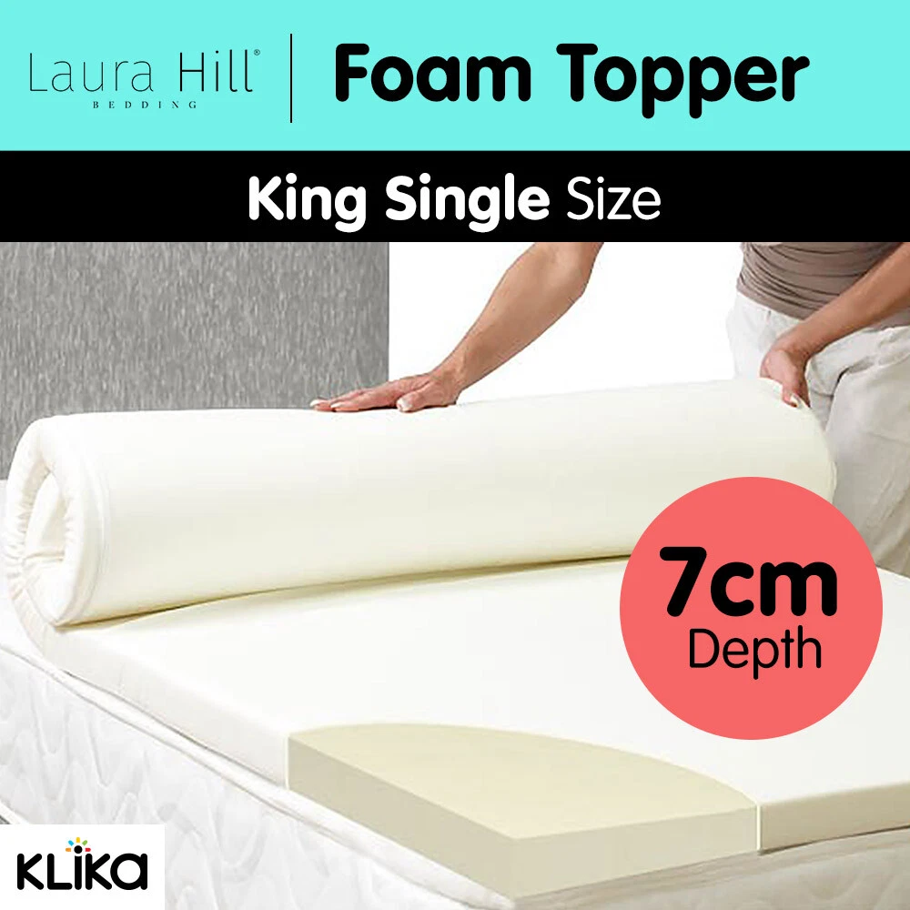 7cm memory foam mattress topper king size deals