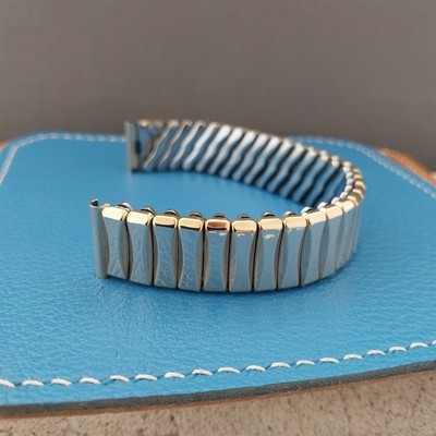 Vintage 5/8'' 15mm Bretton Gold-Filled Unused 1940s Classic Stretch Watch Band