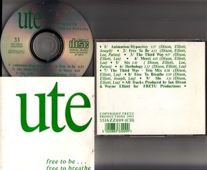 Ute Free To Be Free To Breathe Cd 1992 Acid Nu Jazz Soul Dale Barlow Etc Ebay