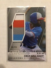2019 Pro Debut Promo Night Uniforms 58/99 made Cielo Azul Night Andrew Toles ??