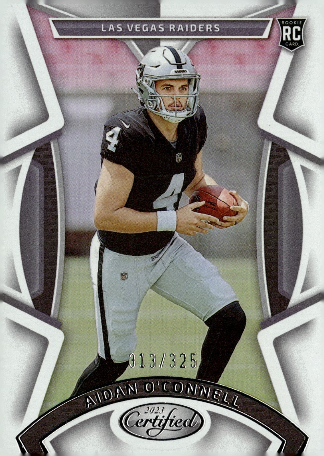 2023 PANINI CERTIFIED #125 AIDAN O'CONNELL ROOKIE RC WHITE /325