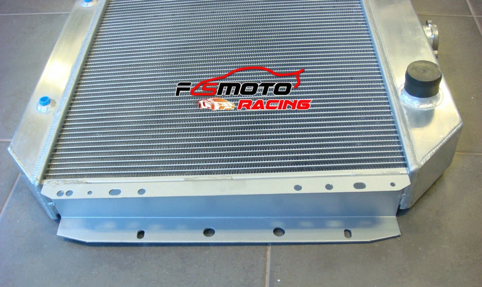 Radiador de aluminio para camioneta Ford serie F F100 F150 F250 F350 Bronco 1966-1979 Foto 4 de 4