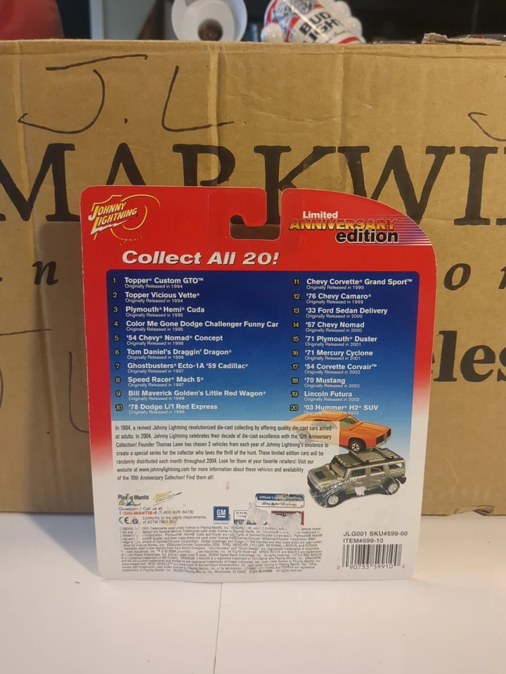 Johnny Lightning 10th Anniversary Set YOUR CHOICE Chevy Ford Plymouth Ecto-1 - Image 3 of 4