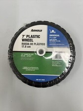 Arnold 7  X 1.50  Plastic 1/2  Diameter Hub Load Rating 35 Lbs. Lawn Mower Wheel