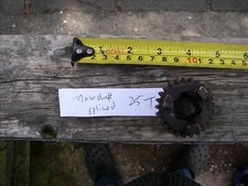 AMC Matchless G2 G5 AJS Model 14 Norton Jubilee - main shaft Gear Splined 25T