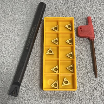10mm 95 Deg Internal Turing Tool S10K-STUCR11 + 10pcs TCMT110204 Carbide insert